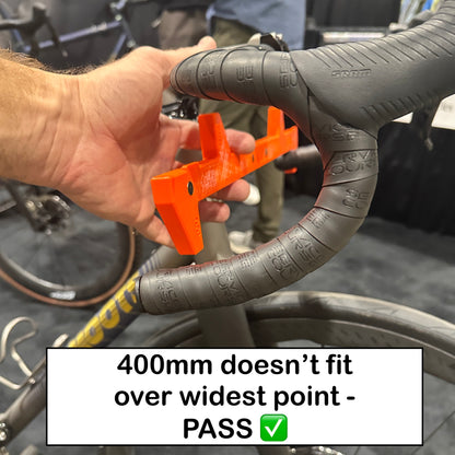UCI Handlebar width gauge