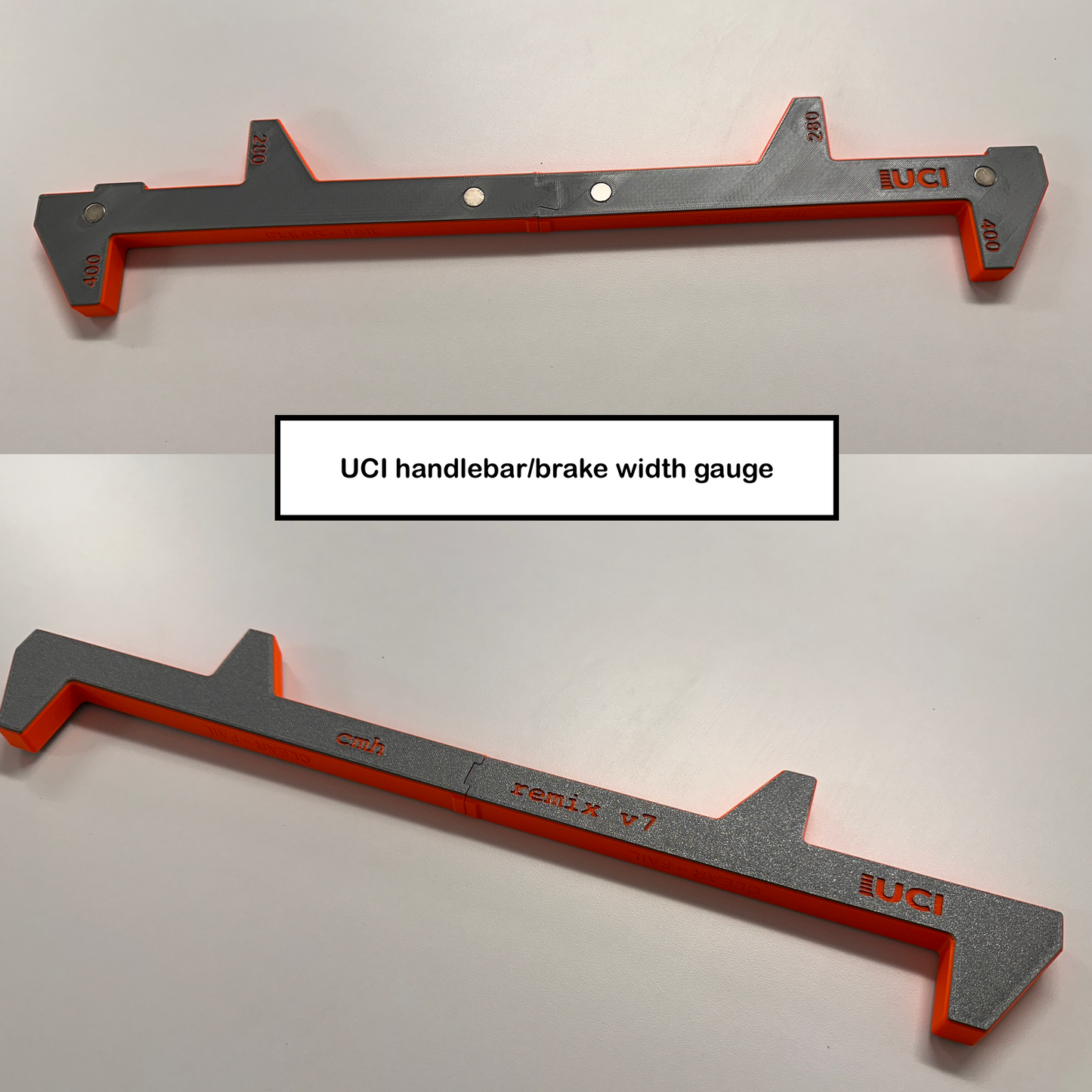 UCI Handlebar width gauge