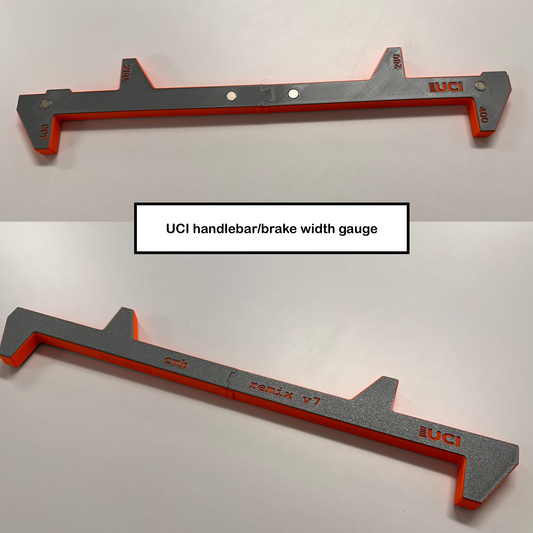 UCI Handlebar width gauge