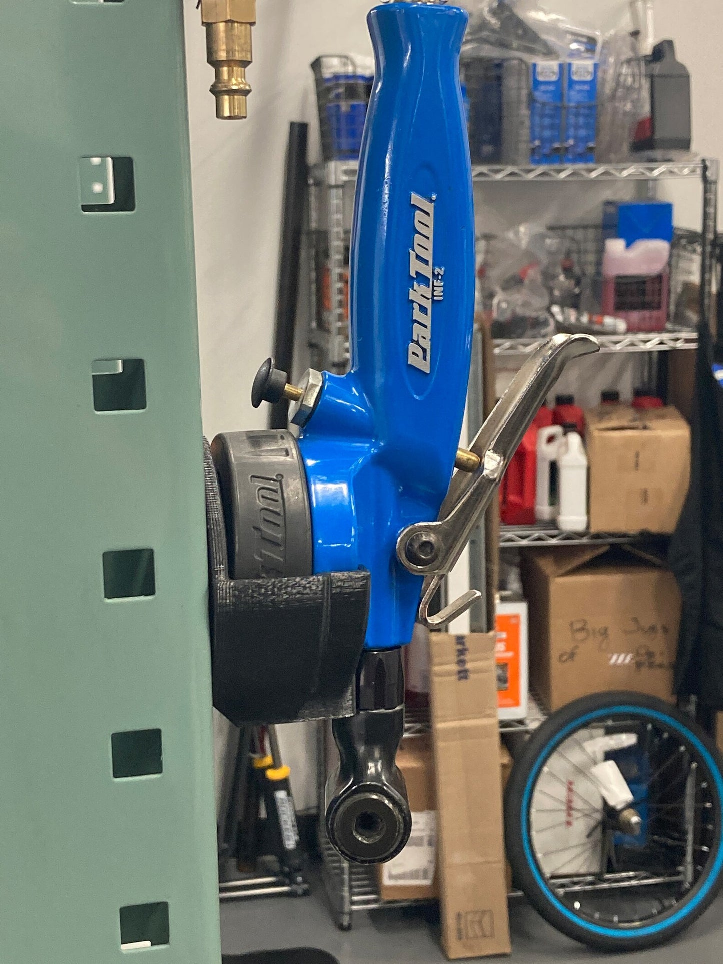 Holder For Park INF-2 Inflator (Inverted Top Hose Routing)