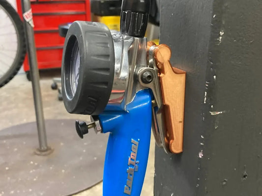 Park INF-2 Inflator Holder (Upright Bottom Hose Routing)