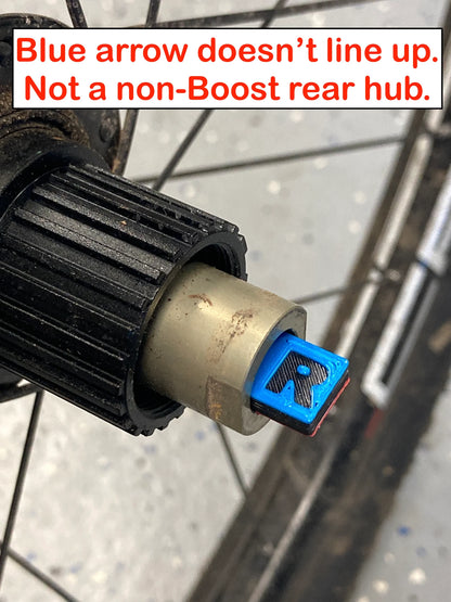 Thru-Axle Hub Measuring Stick
