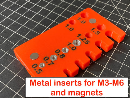 Bike Screw Ruler v2.0: Metric Fastener Gauge M3-M10