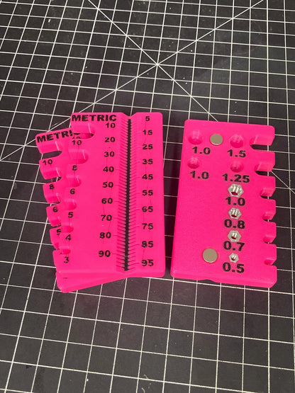 Bike Screw Ruler v2.0: Metric Fastener Gauge M3-M10