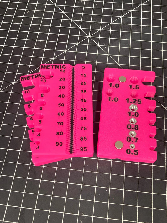 Bike Screw Ruler v2.0: Metric Fastener Gauge M3-M10