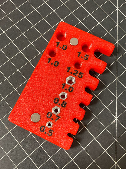 Bike Screw Ruler v2.0: Metric Fastener Gauge M3-M10