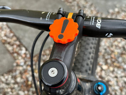 Bike Computer Reminder For Garmin or Wahoo Quarter Turn Mounts