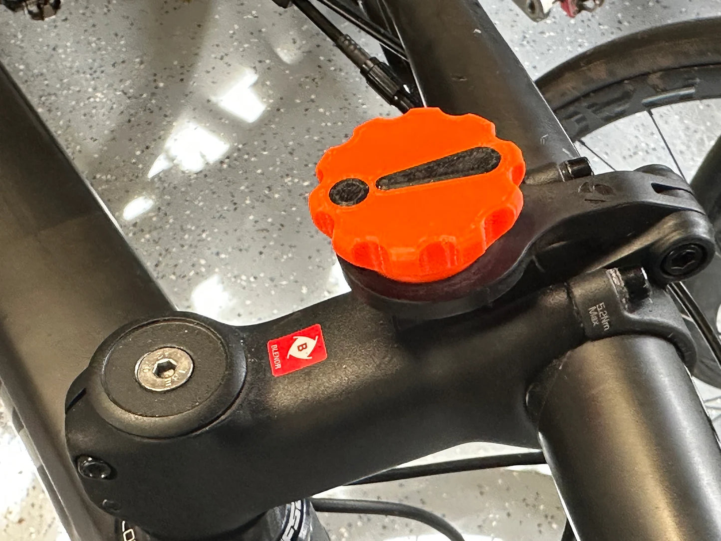 Bike Computer Reminder For Garmin or Wahoo Quarter Turn Mounts