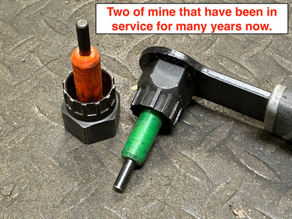 Thru-Axle Pin for QR Cassette Tools