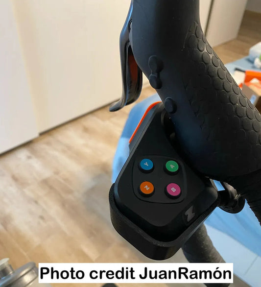 Holders For Zwift Play Controller On Stages Bikes