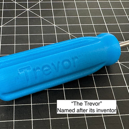 Large Handle For Use With Upcycled Bicycle Quick Release Skewer