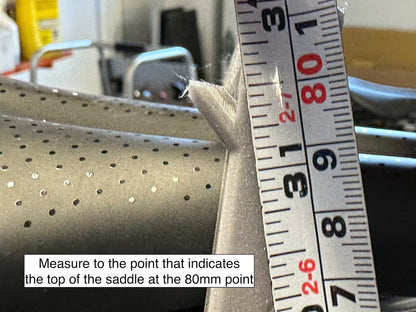 Bike Measuring Tool for Finding The Saddle "80mm Point"