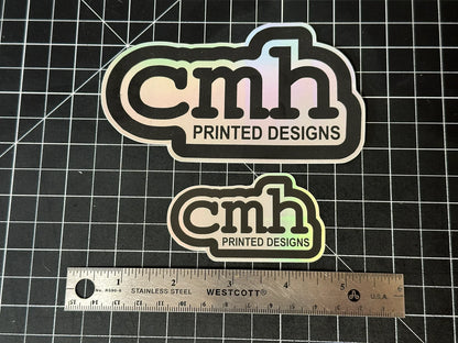 Prismatic "cmh Printed Designs" Sticker