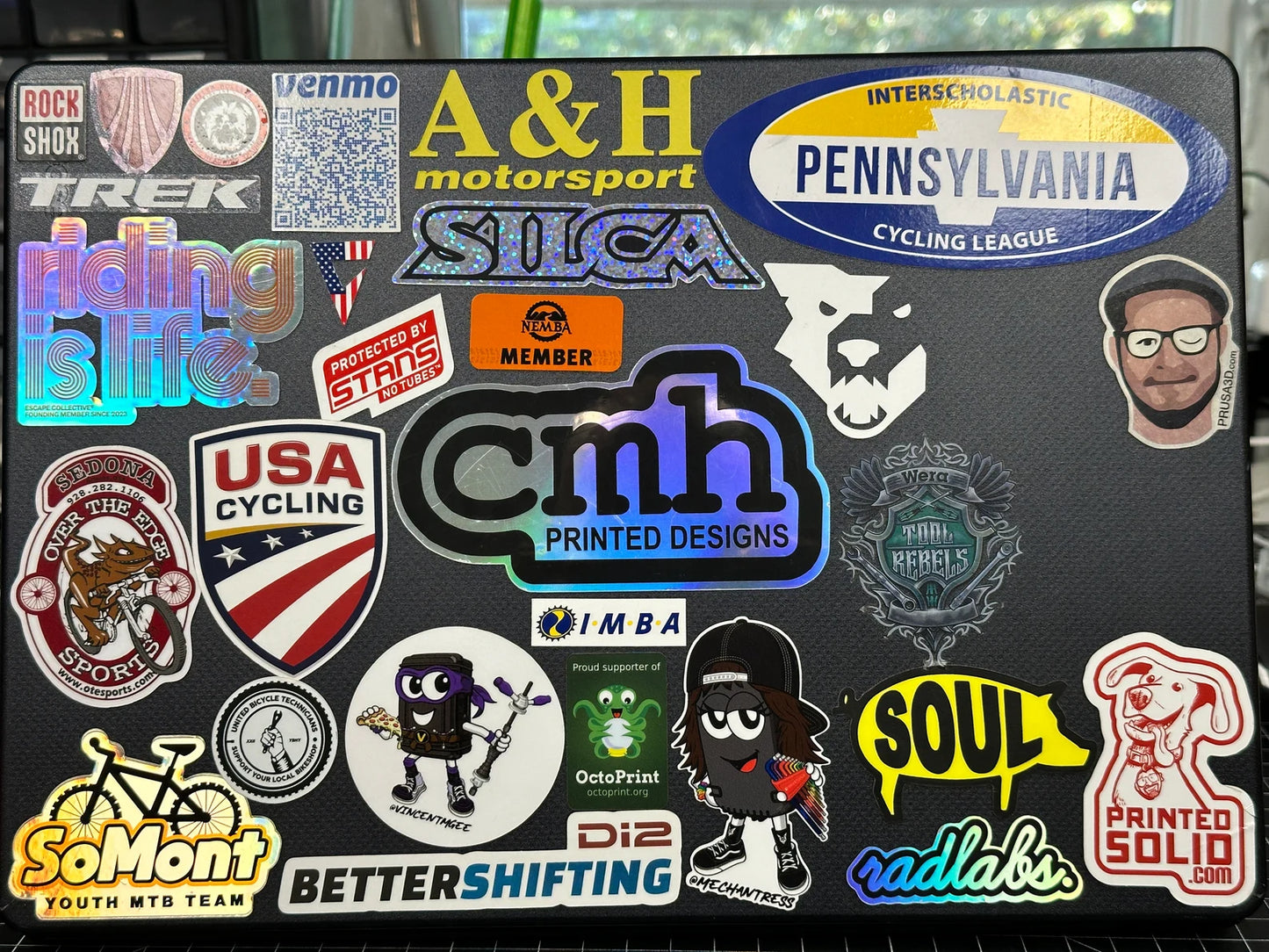Prismatic "cmh Printed Designs" Sticker