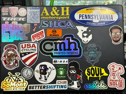 Prismatic "cmh Printed Designs" Sticker