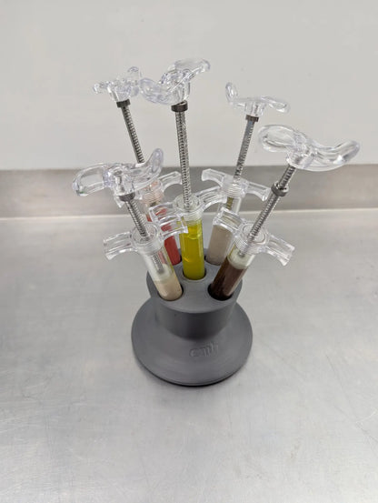Holder For 5 Radar Laboratories Loob Toob Syringes - Spins!