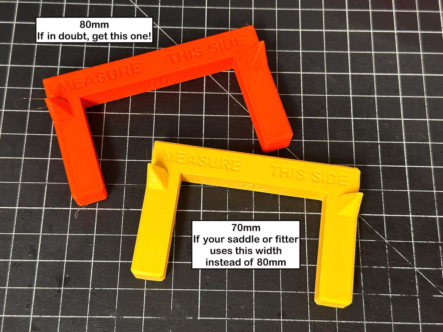 Bike Measuring Tool for Finding The Saddle "80mm Point"