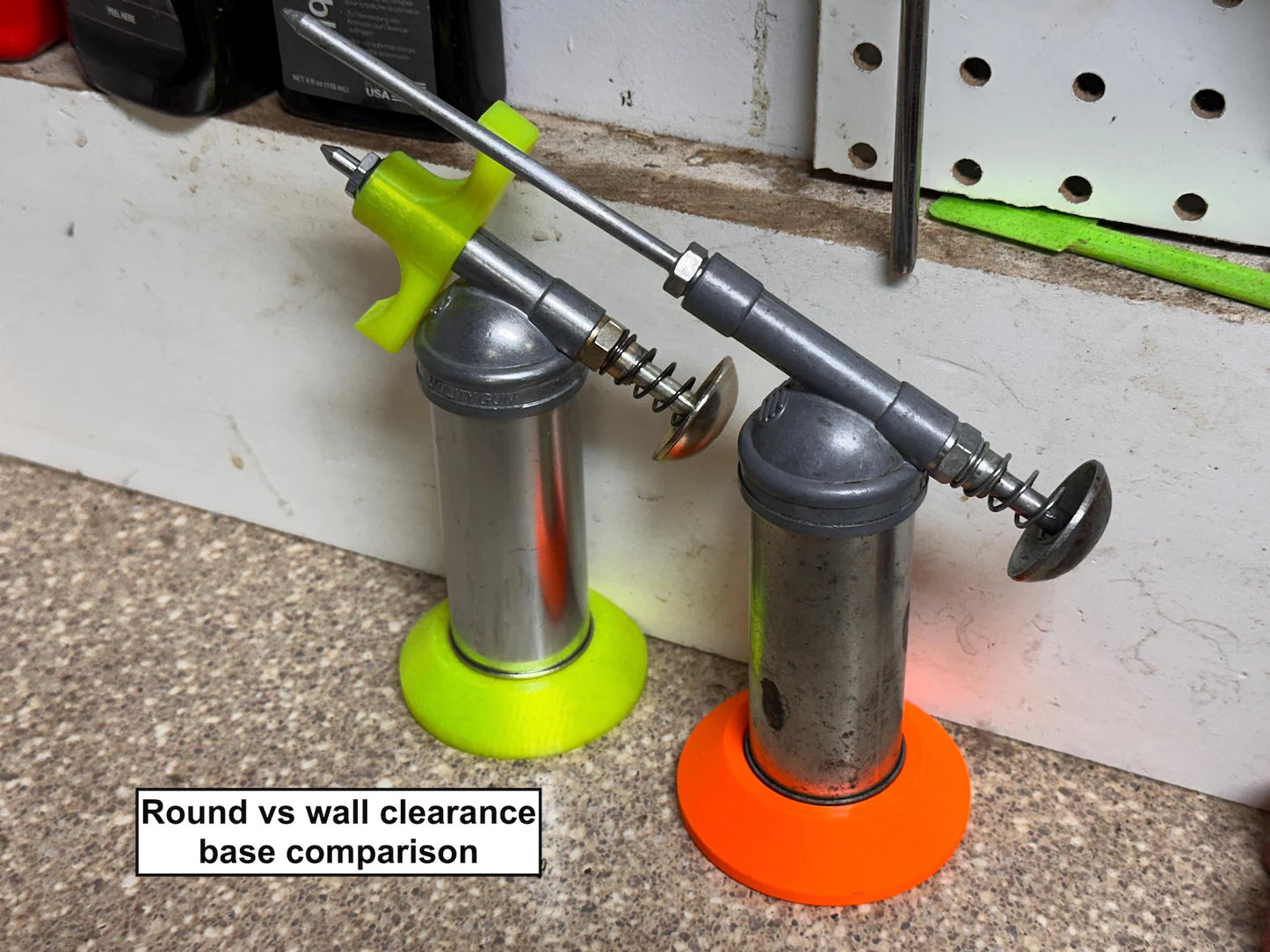 Wide Anti-tip Base For Dualco or Park Grease Guns