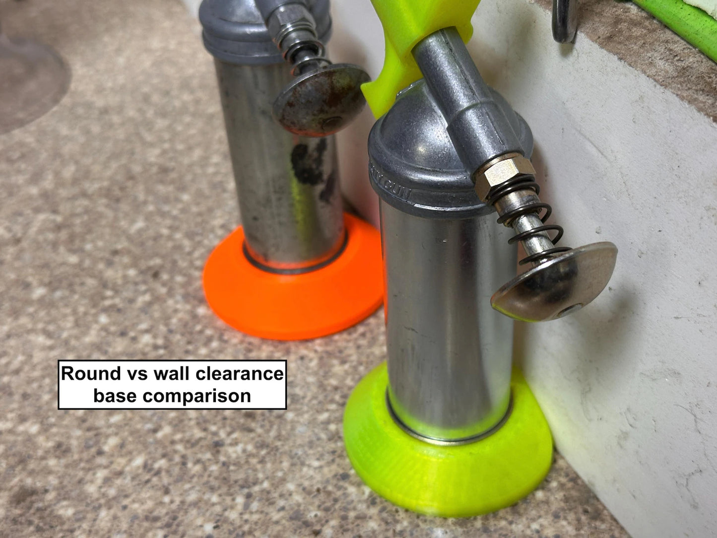 Wide Anti-tip Base For Dualco or Park Grease Guns