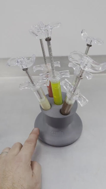Holder For 5 Radar Laboratories Loob Toob Syringes - Spins!