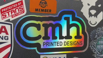 Prismatic "cmh Printed Designs" Sticker